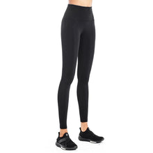 Load image into Gallery viewer, POINT FIXE WOMEN YOGA LEGGINGS BLACK