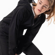 Load image into Gallery viewer, NORMANDIS WOMEN FULL ZIP HOODIE SAUNA JACKET BLACK