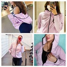 Load image into Gallery viewer, NORMANDIS WOMEN HOTMELT COATED HOODIE SAUNA JACKET LAVENDER
