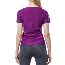Load image into Gallery viewer, NORMANDIS POINT FIXE WOMEN SHORT SAUNA SLEEVE PURPLE
